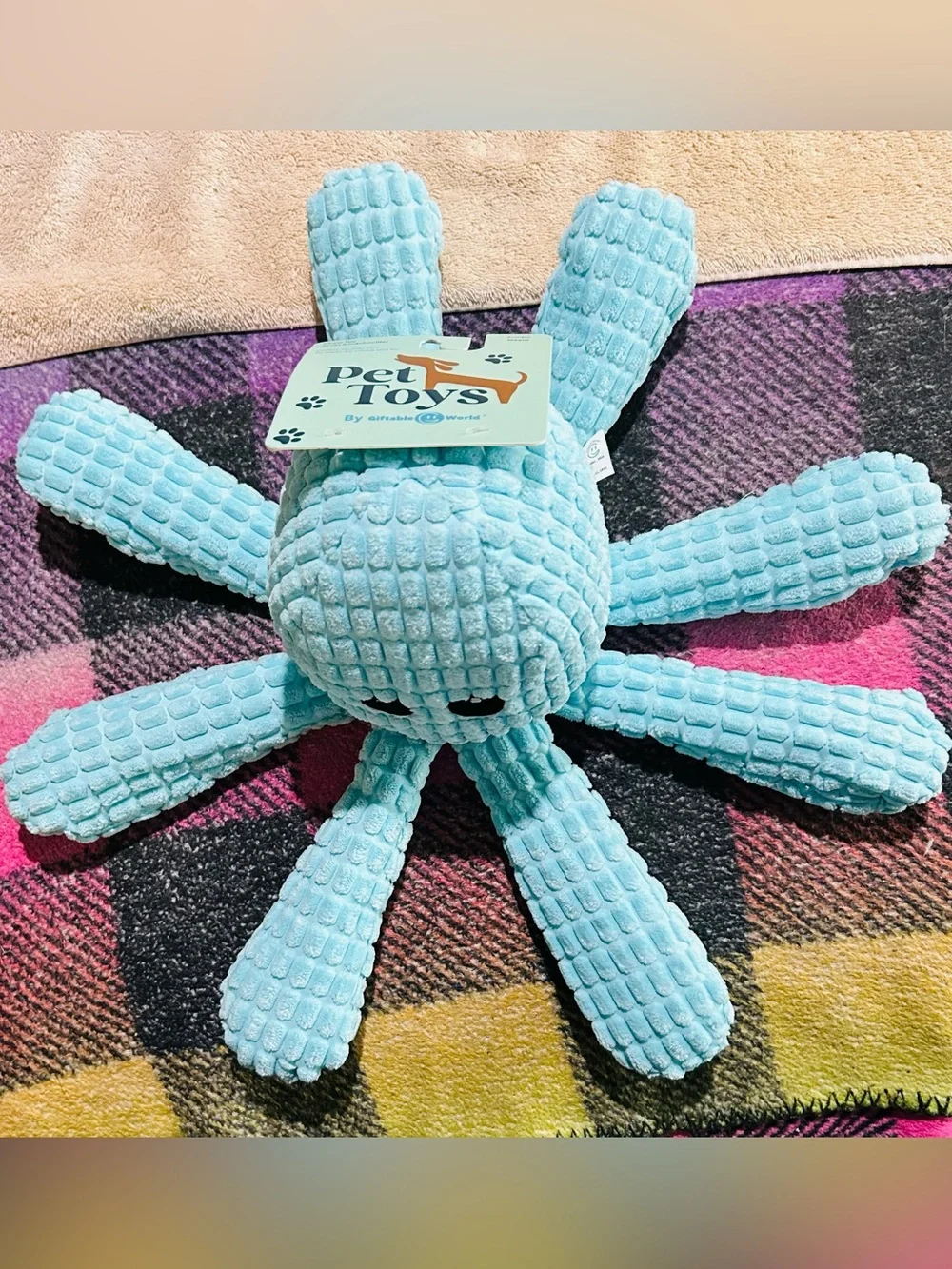 Octopus Plush Dog Toy NWT